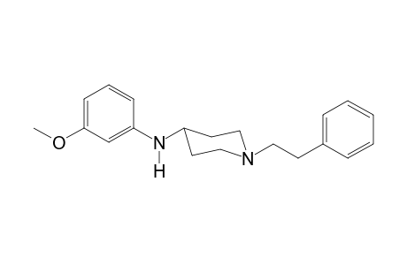 N-(3-Methoxyphenyl)-1-(2-phenylethyl)piperidin-4-amine