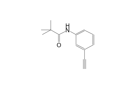 N-(3-ethynylphenyl)-2,2-dimethylpropanamide