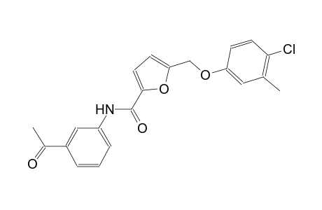 N-(3-acetylphenyl)-5-[(4-chloro-3-methylphenoxy)methyl]-2-furamide