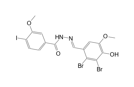 N'-[(E)-(2,3-dibromo-4-hydroxy-5-methoxyphenyl)methylidene]-4-iodo-3-methoxybenzohydrazide