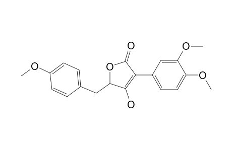 2(5H)-Furanone, 3-(3,4-dimethoxyphenyl)-4-hydroxy-5-[(4-methoxyphenyl)methyl]-