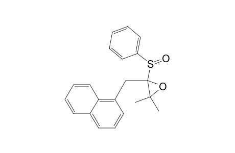 Oxirane, 2,2-dimethyl-3-(1-naphthalenylmethyl)-3-(phenylsulfinyl)-