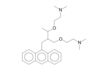 ANTHRACENE, 9-{2,2-BIS[2-(DIMETHYLAMINO)ETHYLOXYMETHYL]PROPYL}-