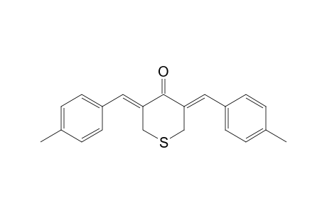 (3Z,5Z)-3,5-Bis(4-methylbenzylidene)-tetrahydrothiopyran-4-one