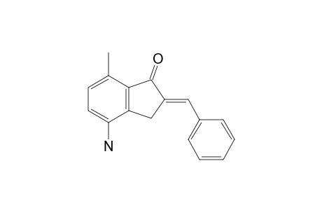 4-Amino-2-benzylidene-7-methylindan-1-one