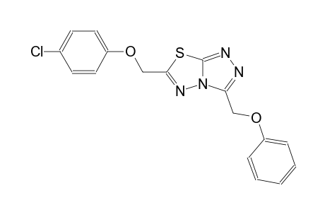 [1,2,4]triazolo[3,4-b][1,3,4]thiadiazole, 6-[(4-chlorophenoxy)methyl]-3-(phenoxymethyl)-