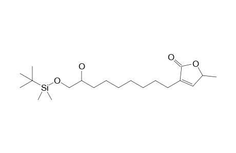 1-(5-Methyl-2-oxo-2,5-dihydrofuran-3-yl)-9-(tert-butyldimethylsiloxy)nonan-8-ol