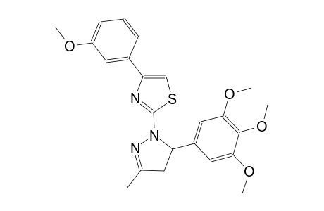 thiazole, 2-[4,5-dihydro-3-methyl-5-(3,4,5-trimethoxyphenyl)-1H-pyrazol-1-yl]-4-(3-methoxyphenyl)-