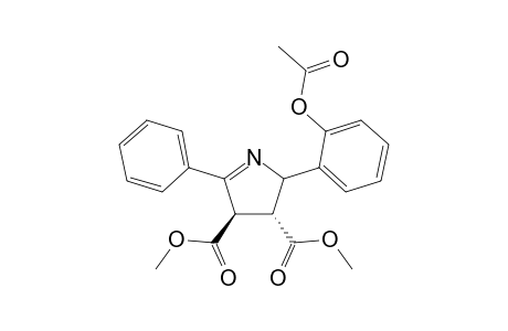 2-(2-Acetoxyphenyl)-3,4-trans-dimethoxycarbonyl-5-phenyl-1-dehydro-2,3,4-trihydropyrrole