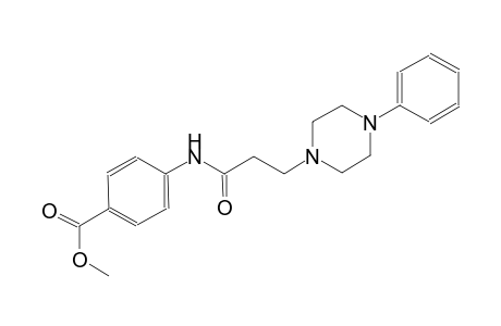 Benzoic acid, 4-[[1-oxo-3-(4-phenyl-1-piperazinyl)propyl]amino]-, methyl ester