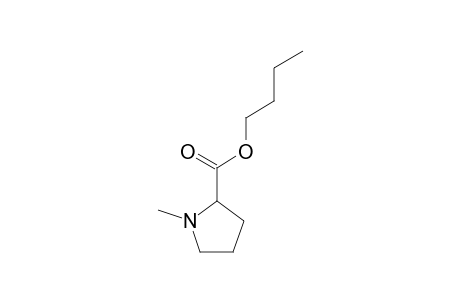 Proline, N-methyl-, butyl ester