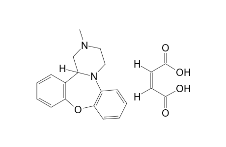 2-methyl-1,2,3,4,10,14b-hexahydro-2H-pyrazino[1,2-d]dibenz[b,f][1,4]oxazepine, maleate(1:1)