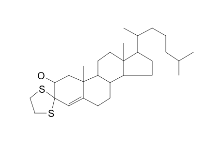 3,3-Ethylenedithio-4-cholesten-2alpha-ol