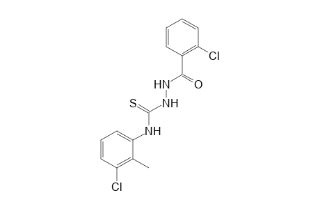 1-(o-chlorobenzoyl)-4-(3-chloro-o-tolyl)-3-thiosemicarbazide