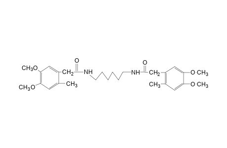 N,N'-hexamethylenebis[2-(4,5-dimethoxy-o-tolyl)acetamide]