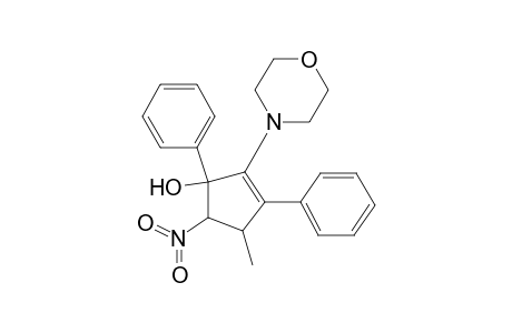 4-Methyl-2-morpholino-5-nitro-1,3-diphenylcyclopent-2-enol