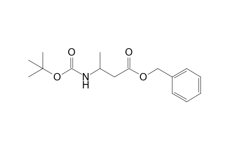 (phenylmethyl) 3-[(2-methylpropan-2-yl)oxycarbonylamino]butanoate