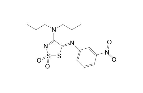 5-(3-Nitrophenylimino)-4-(di-n-Propylamino)-5H-2,2-dioxo-1,2,3-dithiazole