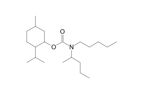 Carbonic acid, monoamide, N-(2-pentyl)-N-pentyl-, menthyl ester