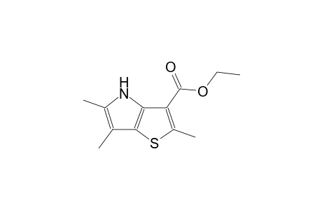 4H-thieno[3,2-b]pyrrole-3-carboxylic acid, 2,5,6-trimethyl-, ethyl ester