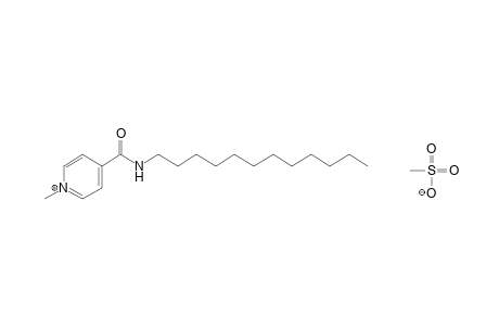 4-(Dodecylcarbamoyl)-1-methylpyridinium methanesulfonate