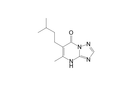[1,2,4]Triazolo[1,5-a]pyrimidin-7(4H)-one, 5-methyl-6-(3-methylbutyl)-