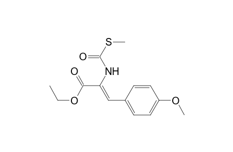 2-Propenoic acid, 3-(4-methoxyphenyl)-2-[[(methylthio)carbonyl]amino]-, ethyl ester, (Z)-