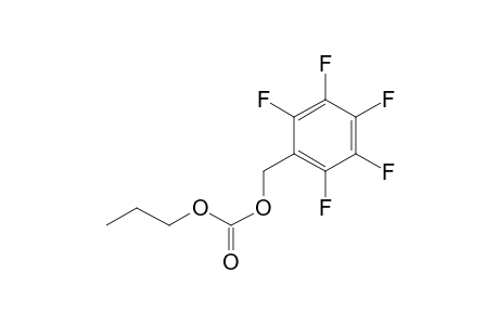 Carbonic acid, pentafluorobenzyl propyl ester