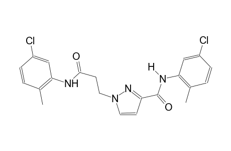 1H-pyrazole-1-propanamide, N-(5-chloro-2-methylphenyl)-3-[[(5-chloro-2-methylphenyl)amino]carbonyl]-