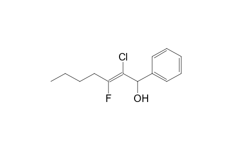 2-CHLORO-3-FLUORO-1-PHENYLHEPT-2-EN-1-OL