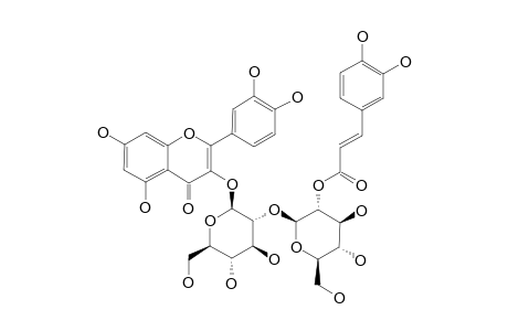 QUERCETIN-3-O-(2-O-CAFFEOYL-BETA-D-GLUCOPYRANOSYL-(1->2)-GLUCOPYRANOSIDE)