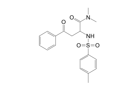 3-Benzoyl-N,N-dimethyl-2-(tosylamino)propanamide