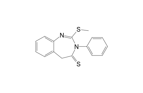 2-Methylsulfanyl-3-phenyl-3H-4,5-dihydro-1,3-benzodiazepine-4-thione