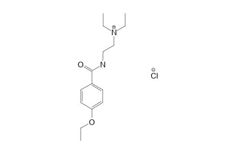N-[2-(diethylamino)ethyl]-p-ethoxybenzamide, monohydrochloride