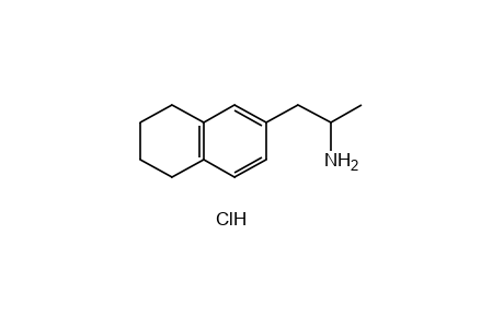 alpha-methyl-5,6,7,8-tetrahydro-2-naphthaleneethylamine, hydrochloride