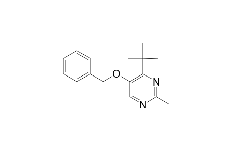 5-BENZYLOXY-4-TERT.-BUTYL-2-METHYLPYRIMIDINE