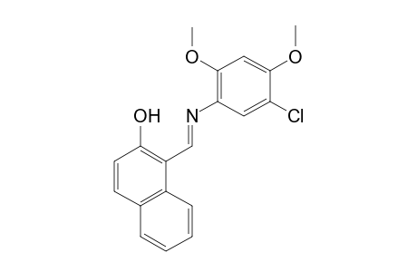 1-[N-(5-chloro-2,4-dimethoxyphenyl)formimidoyl]-2-naphthol