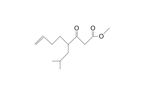 Methyl 4-(2-methyl-1-propyl)-3-oxooct-7-enoate