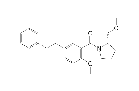 (S)-(2-methoxy-5-phenethylphenyl)(2-(methoxymethyl)pyrrolidin-1-yl)methanone