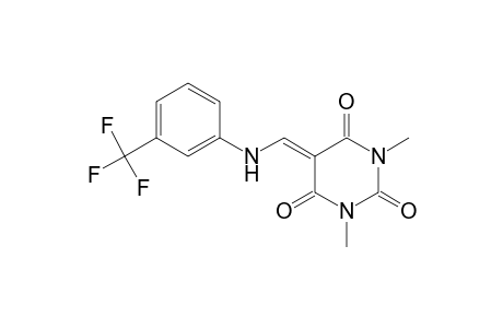 1,3-DIMETHYL-5-[(alpha,alpha,alpha-TRIFLUORO-m-TOLUIDINO)METHYLENE]BARBITURIC ACID