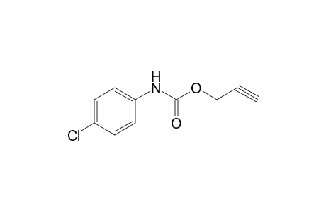 Carbanilic acid, p-chloro-, 2-propynyl ester