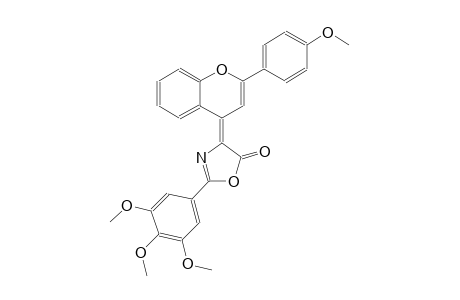 (4Z)-4-[2-(4-methoxyphenyl)-4H-chromen-4-ylidene]-2-(3,4,5-trimethoxyphenyl)-1,3-oxazol-5(4H)-one