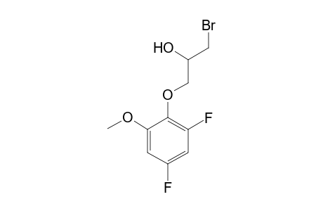 1-Bromo-3-(2,4-difluoro-6-methoxyphenoxy)propan-2-ol