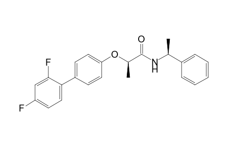 (R)-2-[p-(2,4-difluorophenyl)phenoxy]-(S)-N-(alpha-methylbenzyl)-propionamide