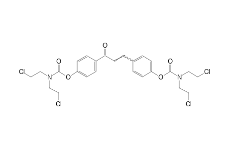 bis(2-choroethyl)carbamic acid, diester with 4,4'-dihydroxychalcone
