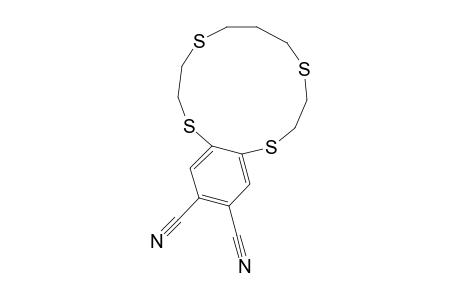 2,3,6,7,9,10-HEXAHYDRO-5H-1,4,8,11-BENZOTETRATHIACYCLOTRIDECINE-13,14-DICARBONITRILE