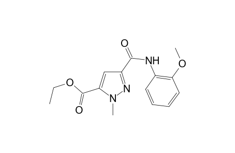 ethyl 3-[(2-methoxyanilino)carbonyl]-1-methyl-1H-pyrazole-5-carboxylate