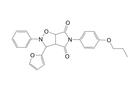 3-(2-furyl)-2-phenyl-5-(4-propoxyphenyl)dihydro-2H-pyrrolo[3,4-d]isoxazole-4,6(3H,5H)-dione