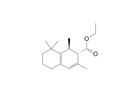 2-Naphthalenecarboxylic acid, 1,2,5,6,7,8-hexahydro-1,3,8,8-tetramethyl-, ethyl ester, trans-(.+-.)-