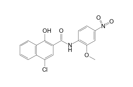 4-chloro-1-hydroxy-4'-nitro-2-naphth-o-anisidide